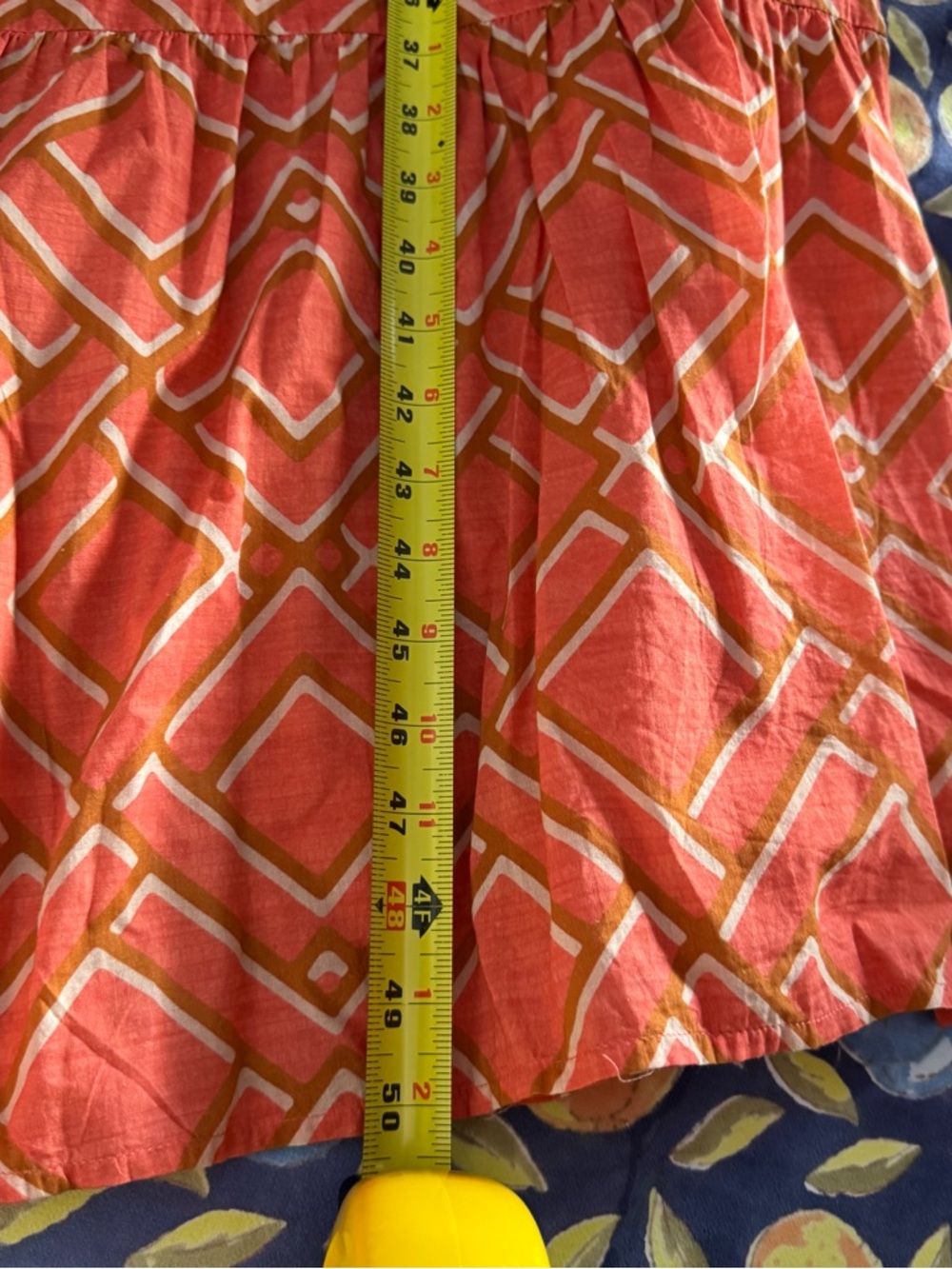 Holly Shae Catherine Orange Button-Front Maxi Dress with Tie Waist L/XL - Picture 4 of 6